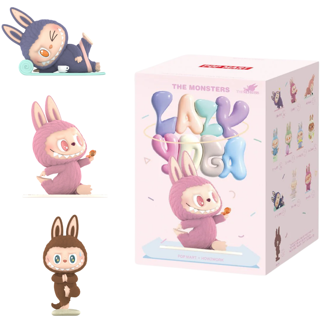 POP MART LABUBU THE MONSTER LAZY YOGA SÜRPRİZ KUTU SERİSİ