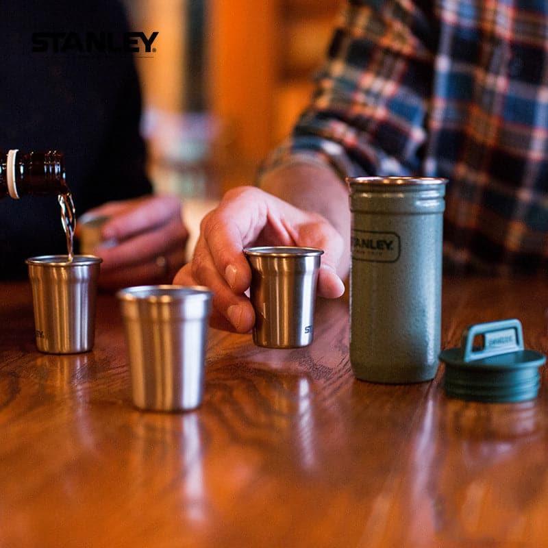 STANLEY ADVENTURE MATARA + SHOT BARDAK SET (ÇELİK) - Termos Türkiye -
