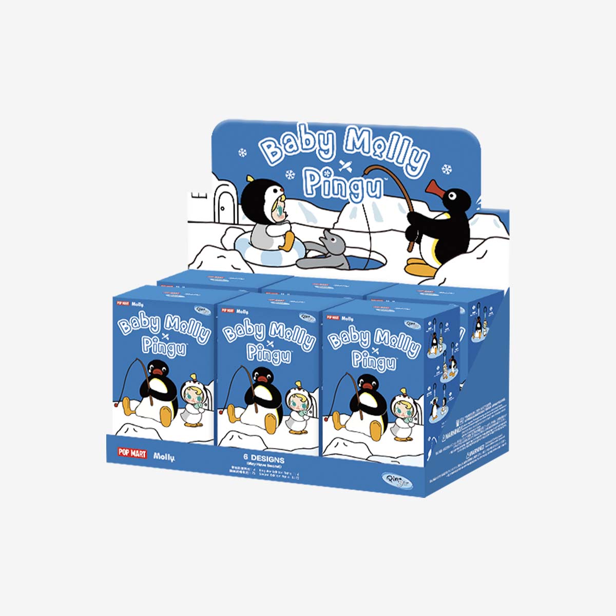 POP MART BABY MOLLY X PINGU HAPPY FISHING SÜRPRİZ KUTU SERİSİ - Termos Türkiye - Figüran