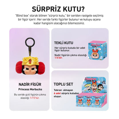 POP MART CRYBABY POWERPUFF GIRLS SÜRPRİZ KUTU SERİSİ - Termos Türkiye - Figüran