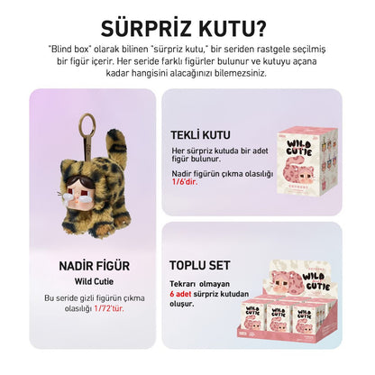 POP MART CRYBABY WILD BUT CUTIE SÜRPRİZ KUTU SERİSİ - Termos Türkiye - Figüran