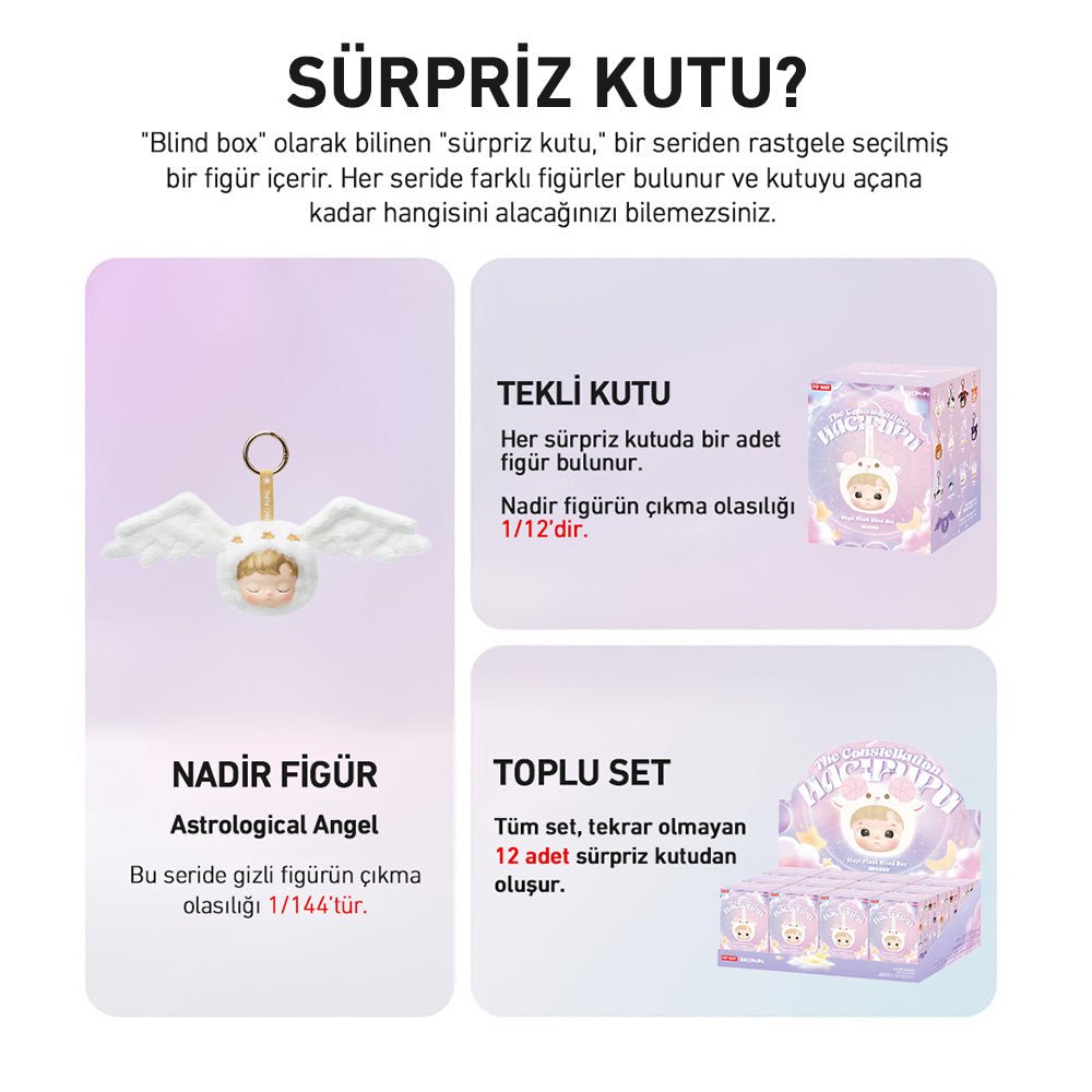 POP MART HACIPUPU CONSTELLATION DAY SÜRPRİZ KUTU SERİSİ - Termos Türkiye - 