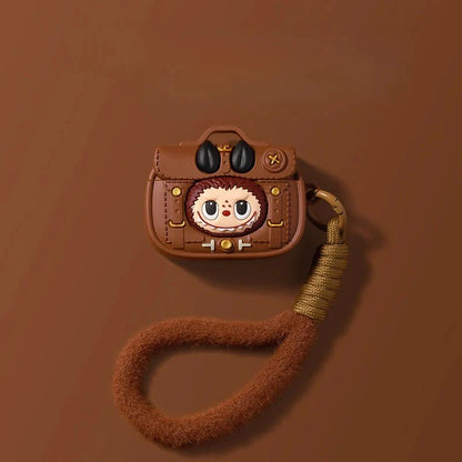 POP MART LABUBU DERİ ÇANTA STİLİ AIRPODS KILIFI - Termos Türkiye - Kılıf