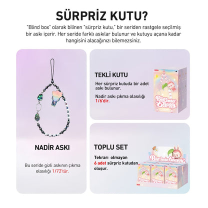 POP MART LABUBU THE MONSTERS BIG INTO ENERGY SÜRPRİZ KUTU TELEFON ASKISI - Termos Türkiye - 