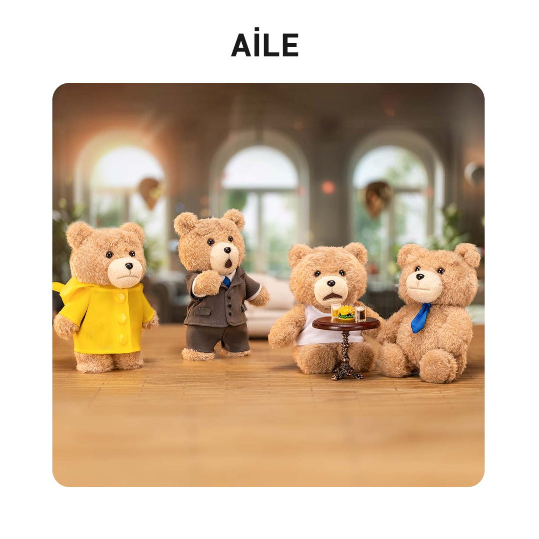 POP MART TED2 TEDDY BEAR ACTION SÜRPRİZ KUTU SERİSİ - Termos Türkiye - 