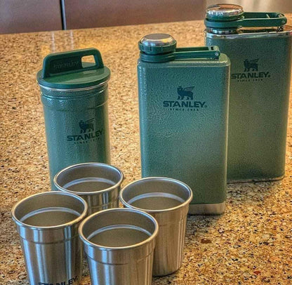 STANLEY ADVENTURE MATARA + SHOT BARDAK SET (ÇELİK) - Termos Türkiye - 