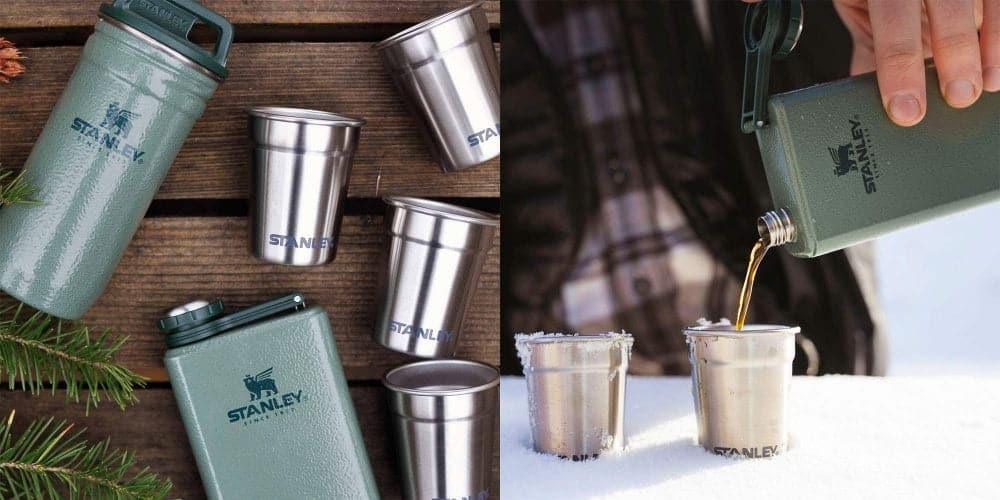 STANLEY ADVENTURE MATARA + SHOT BARDAK SET (ÇELİK) - Termos Türkiye - 