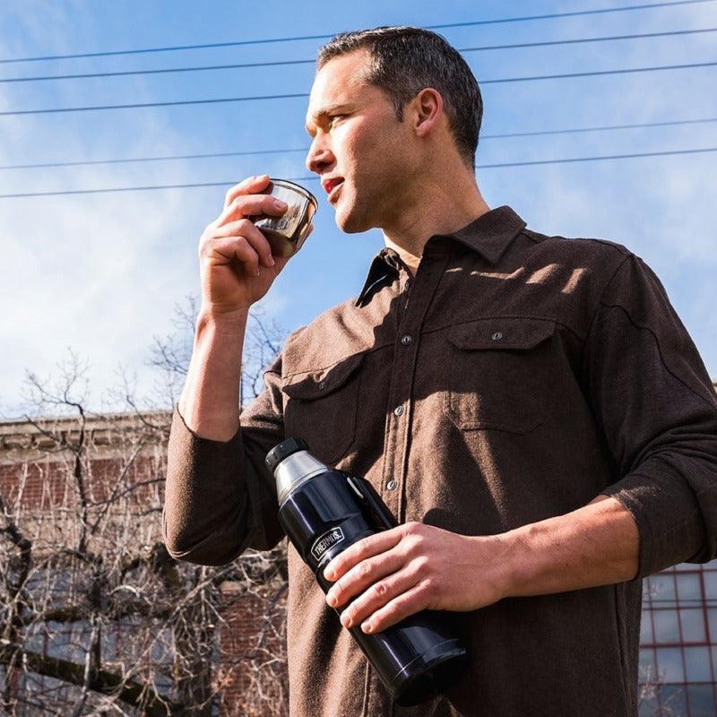 THERMOS ÇELİK LACİVERT 1.2L - Termos Türkiye - Termos